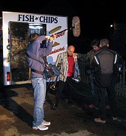 Fish and Chip van tour &copy; Simon Thackray