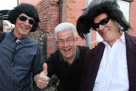 elvis_ian_mcmillan_ryedale Ian McMillan and Elvis Photo © Simon Thackray